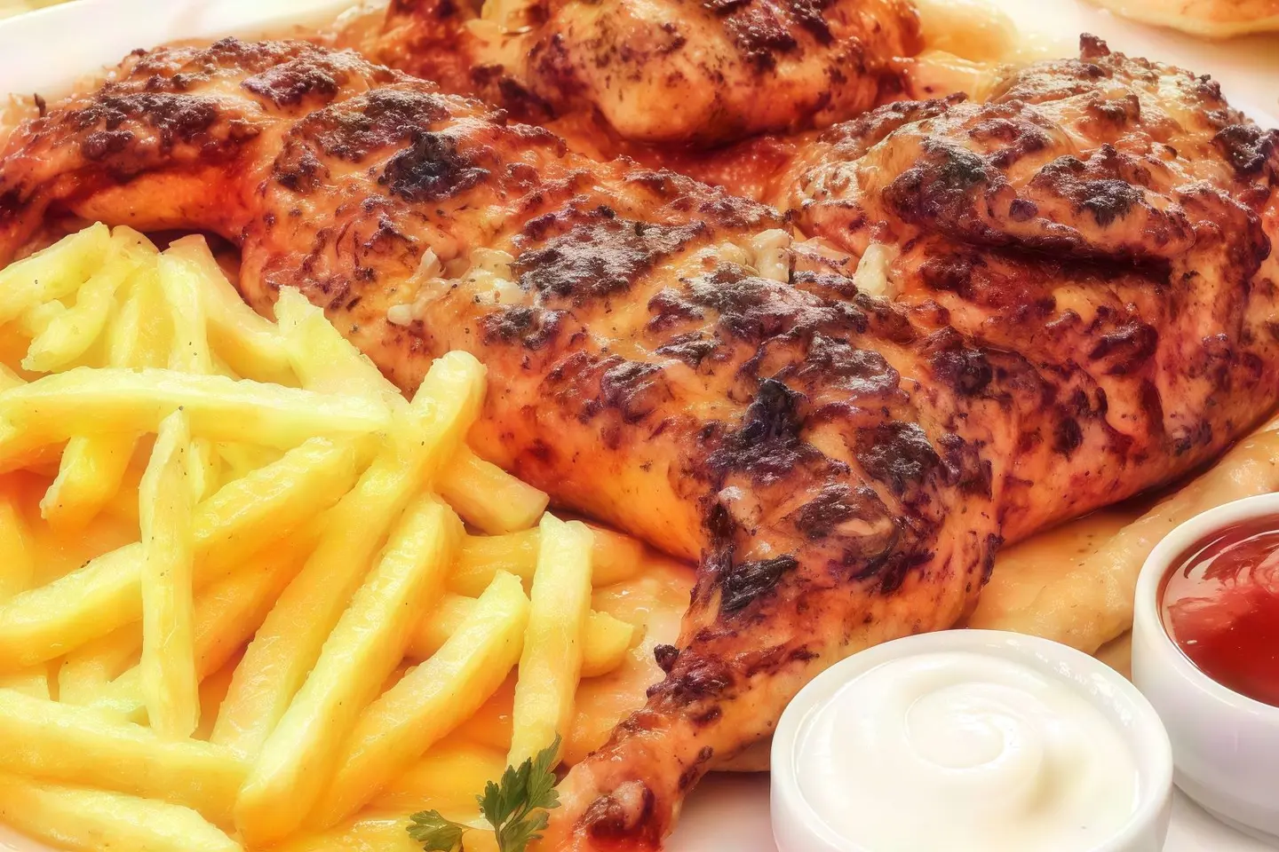 فروج مشوي بدون رز