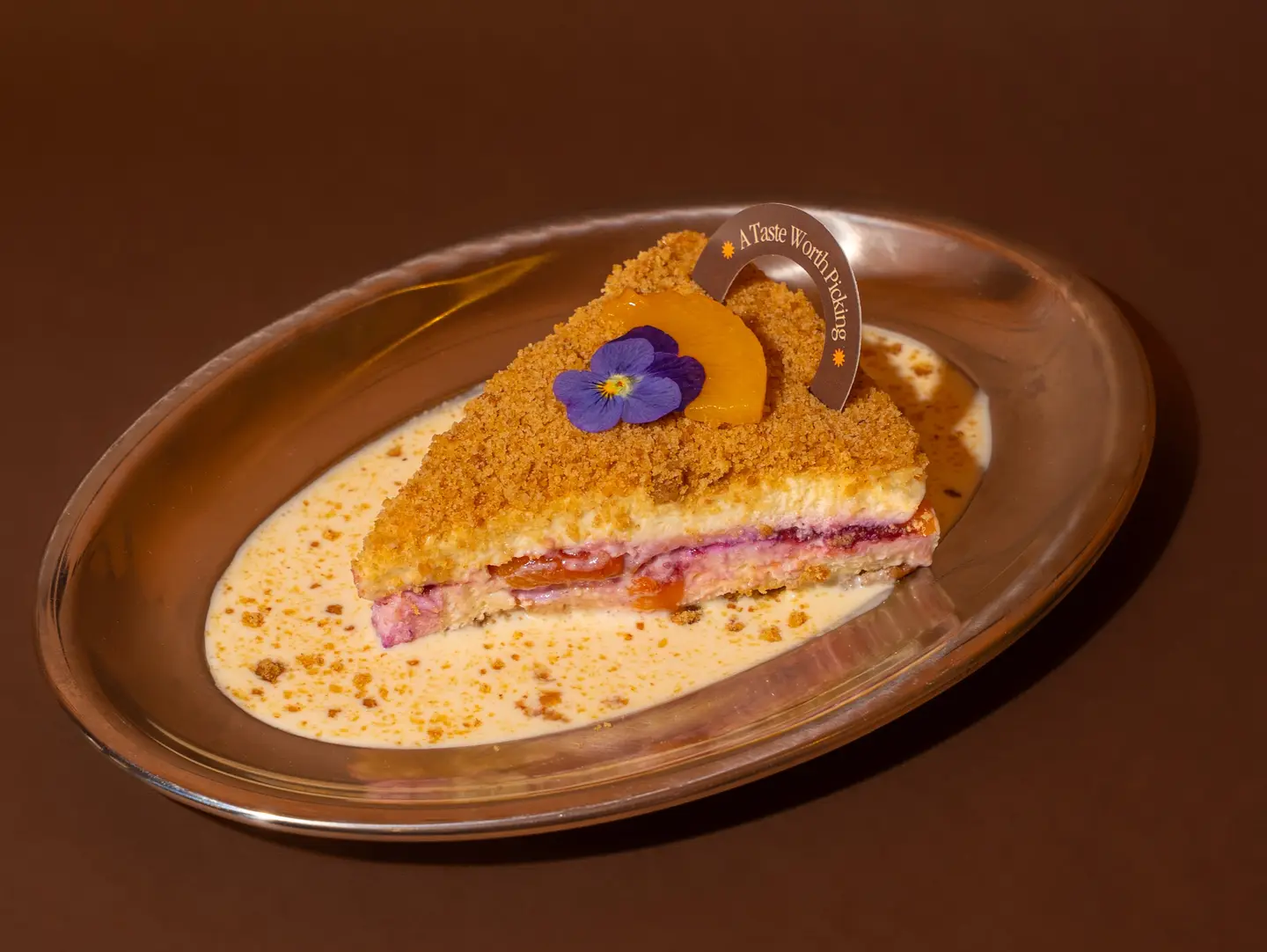 Peach Berry Cheesecake