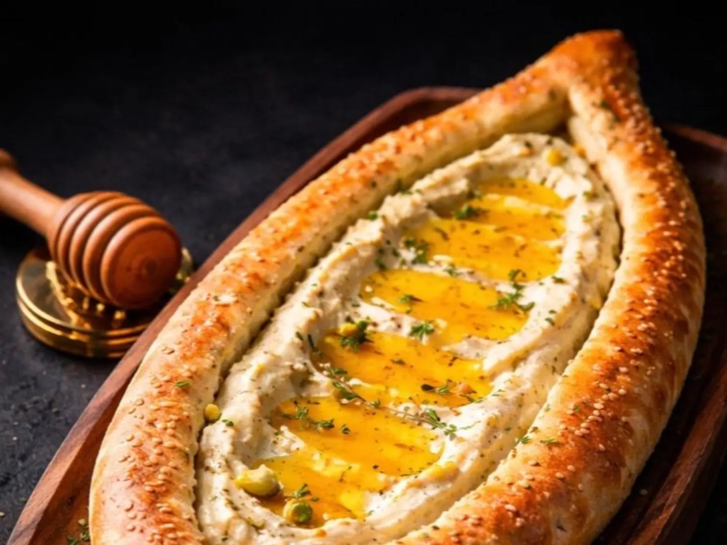 Honey Labneh Pie
