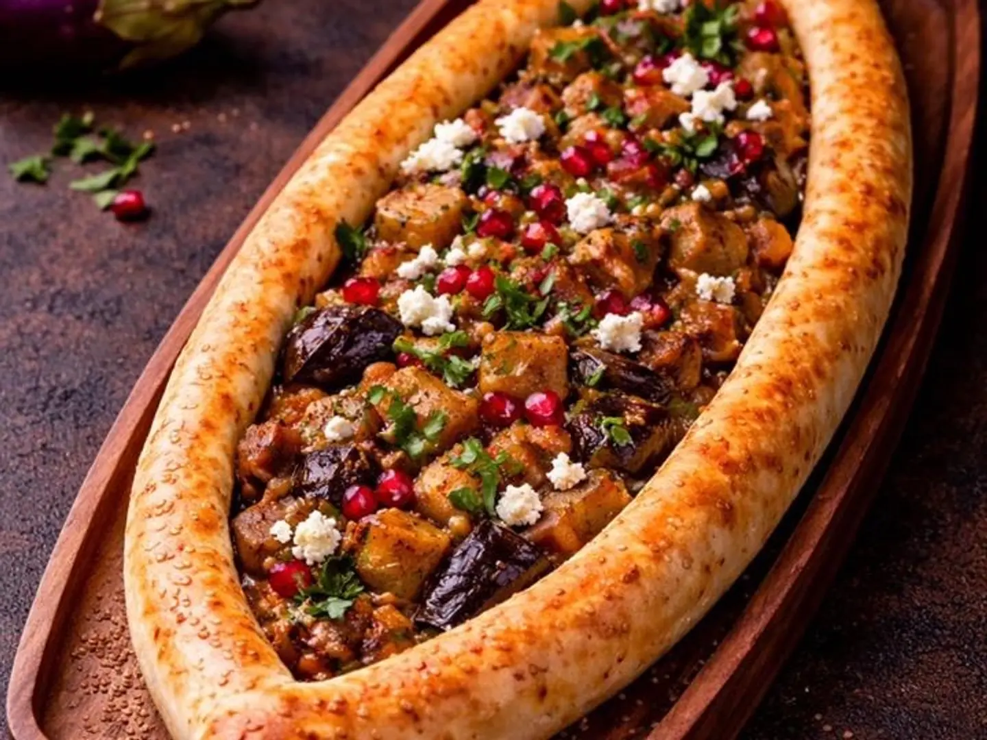 Eggplant Hamsa Pie