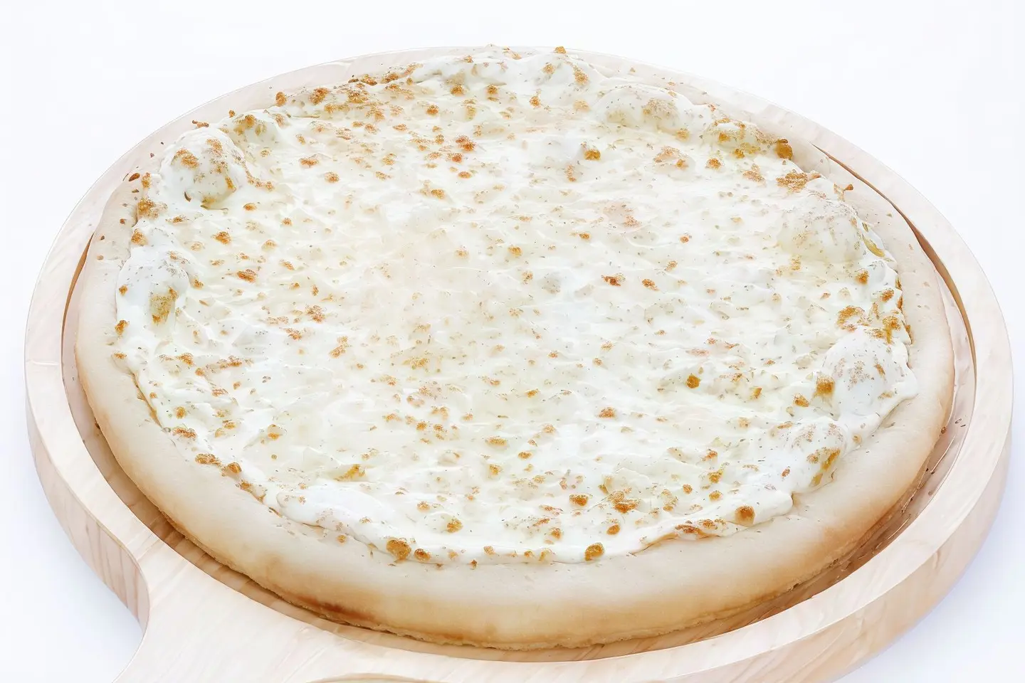 بيتزا جبنة سائلة