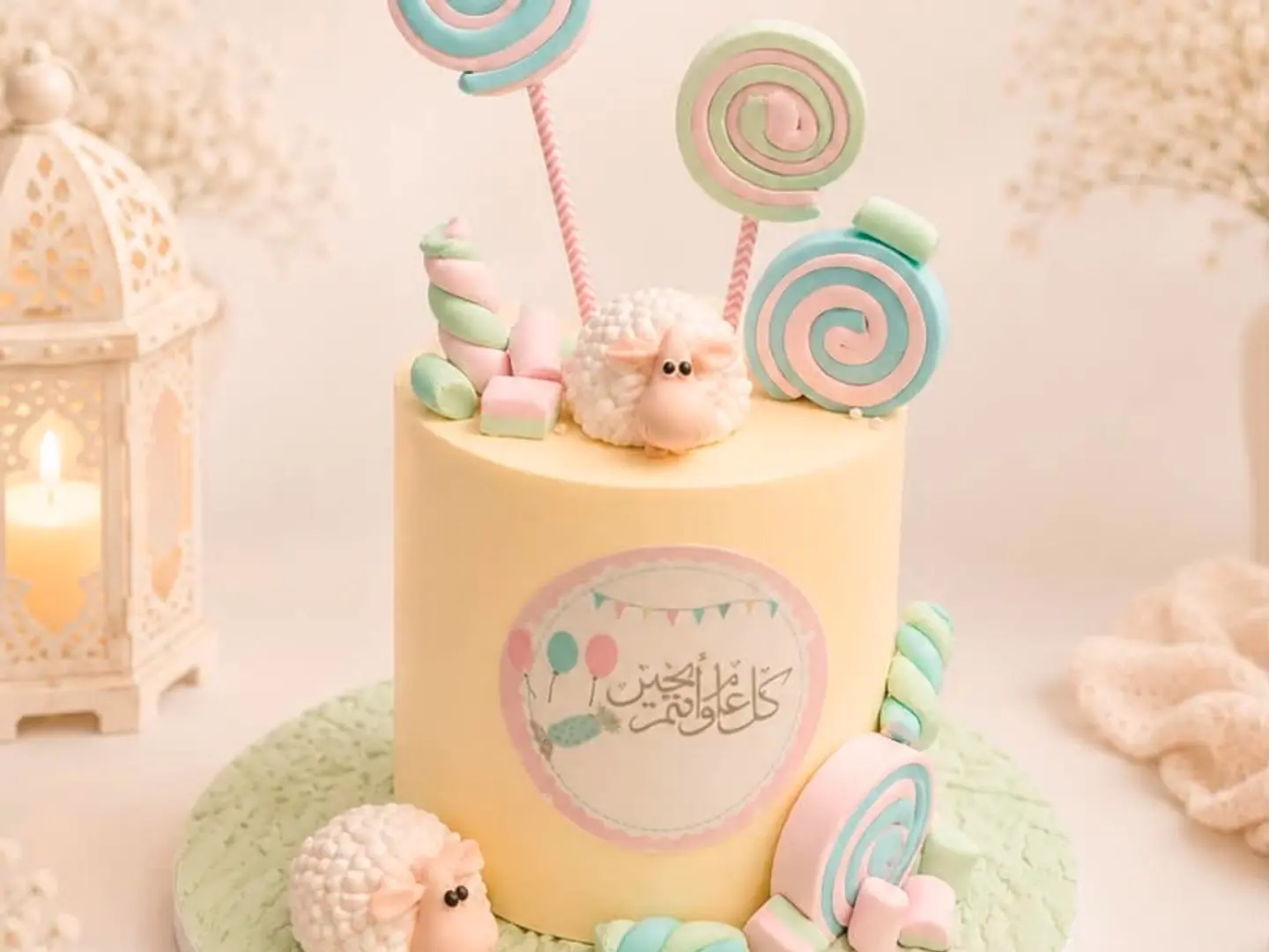 Cake Eid Yellow