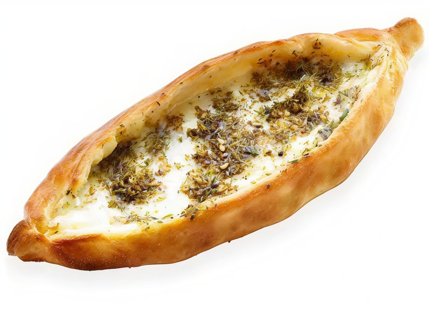 فطيرة لبنة بالزعتر