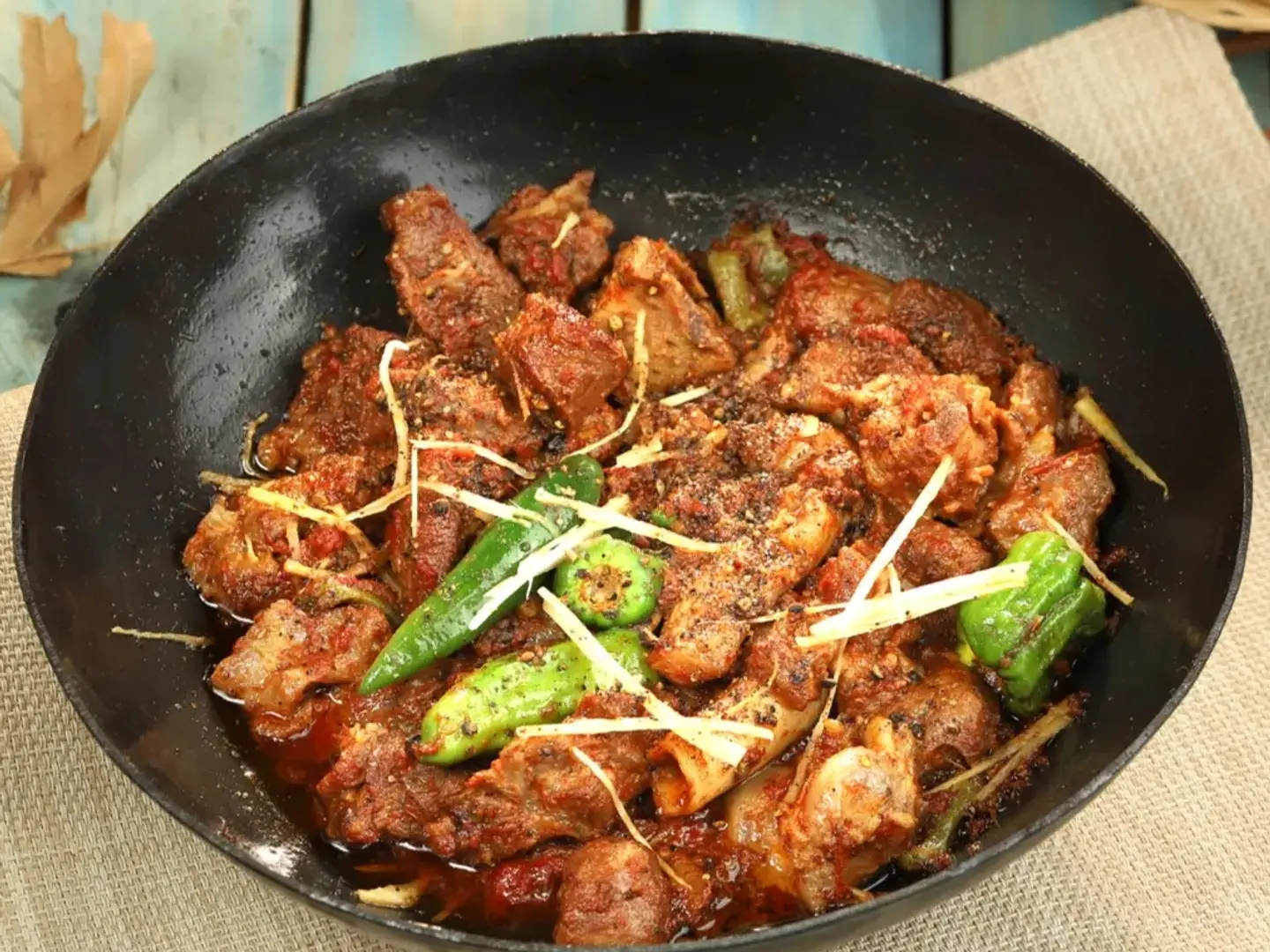 Mutton Shinwari Karhae Full
