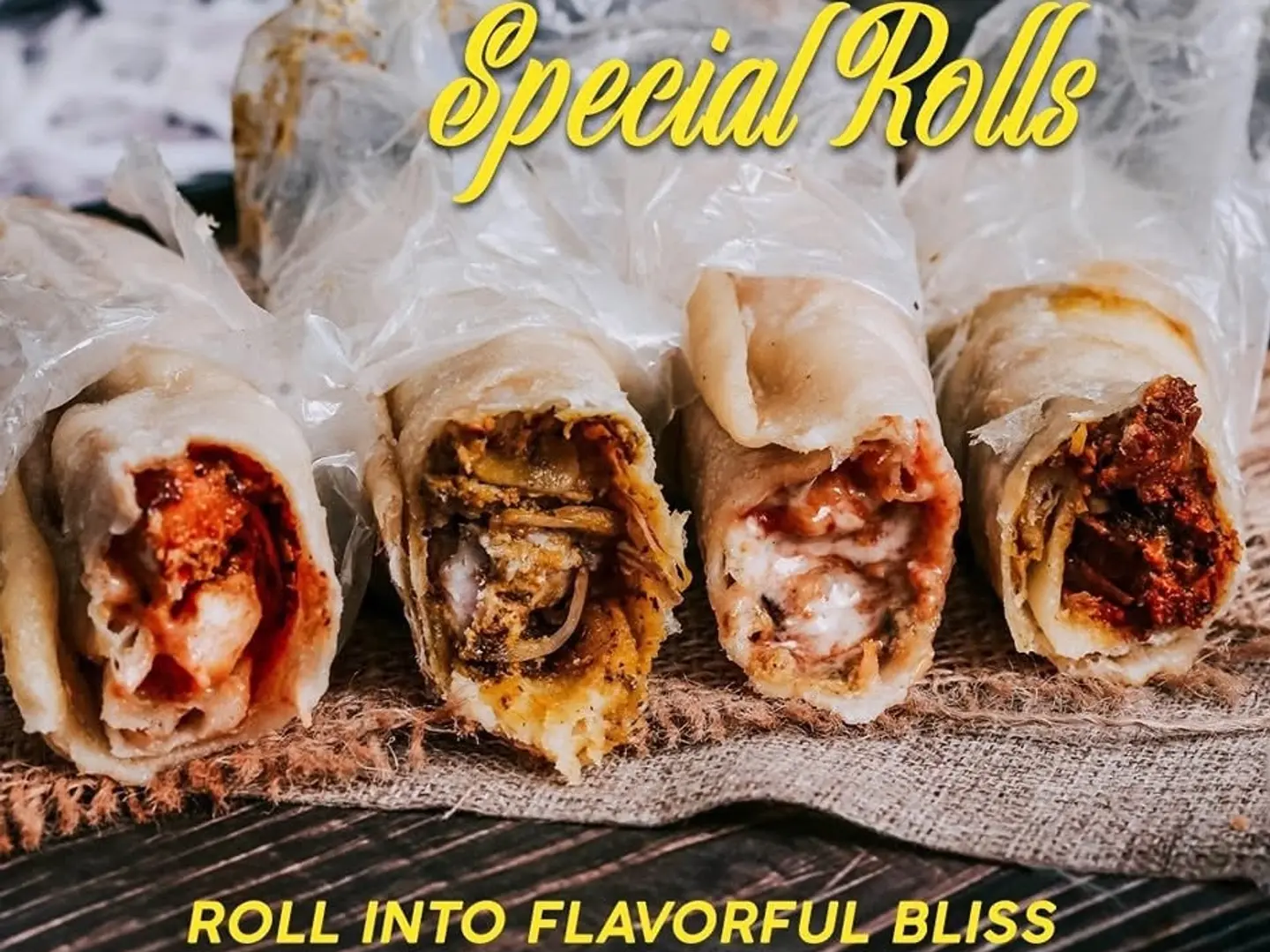 Chicken Malai Roll Mayo Garlic