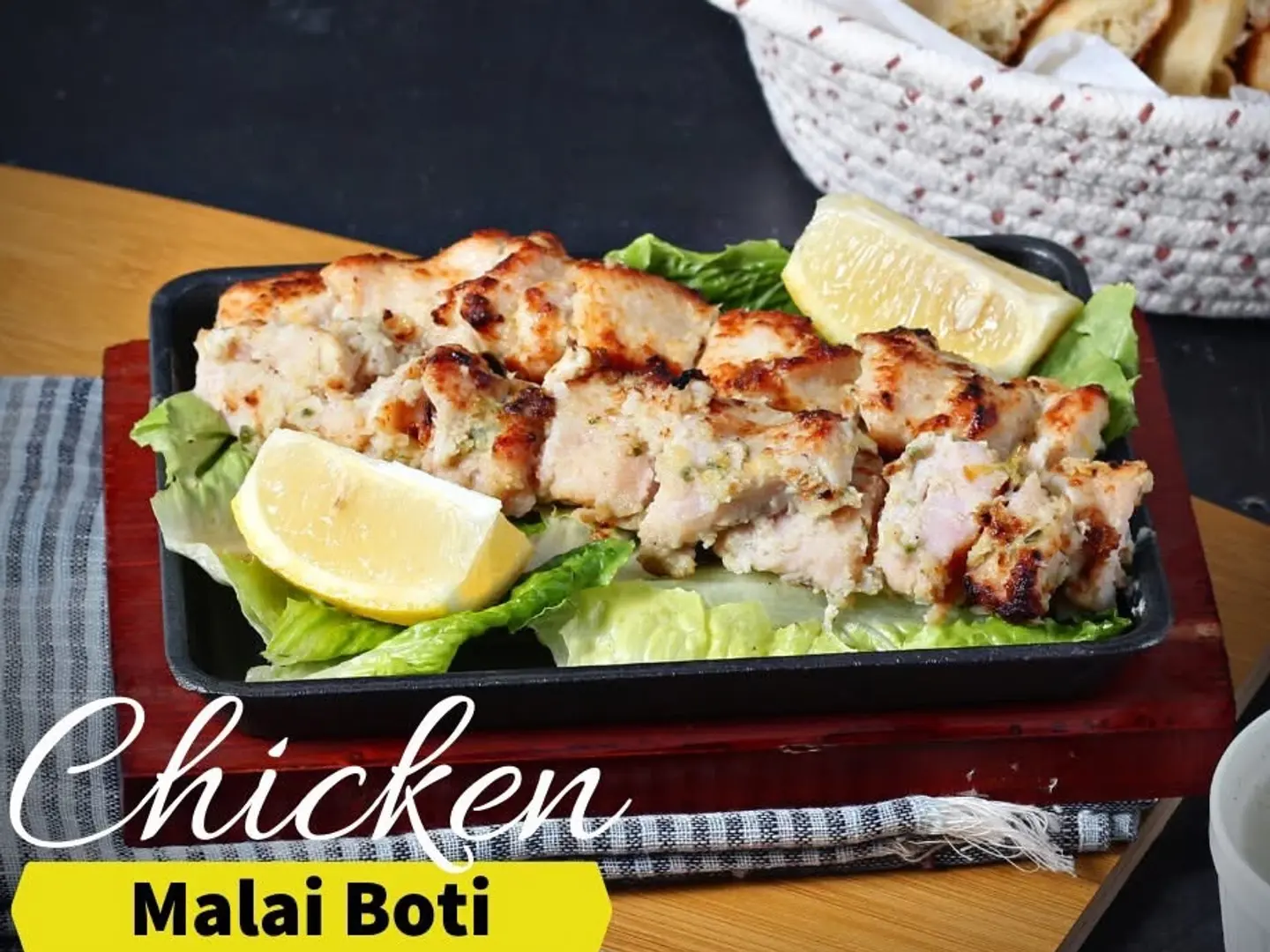 Chicken Malai Boti Platter