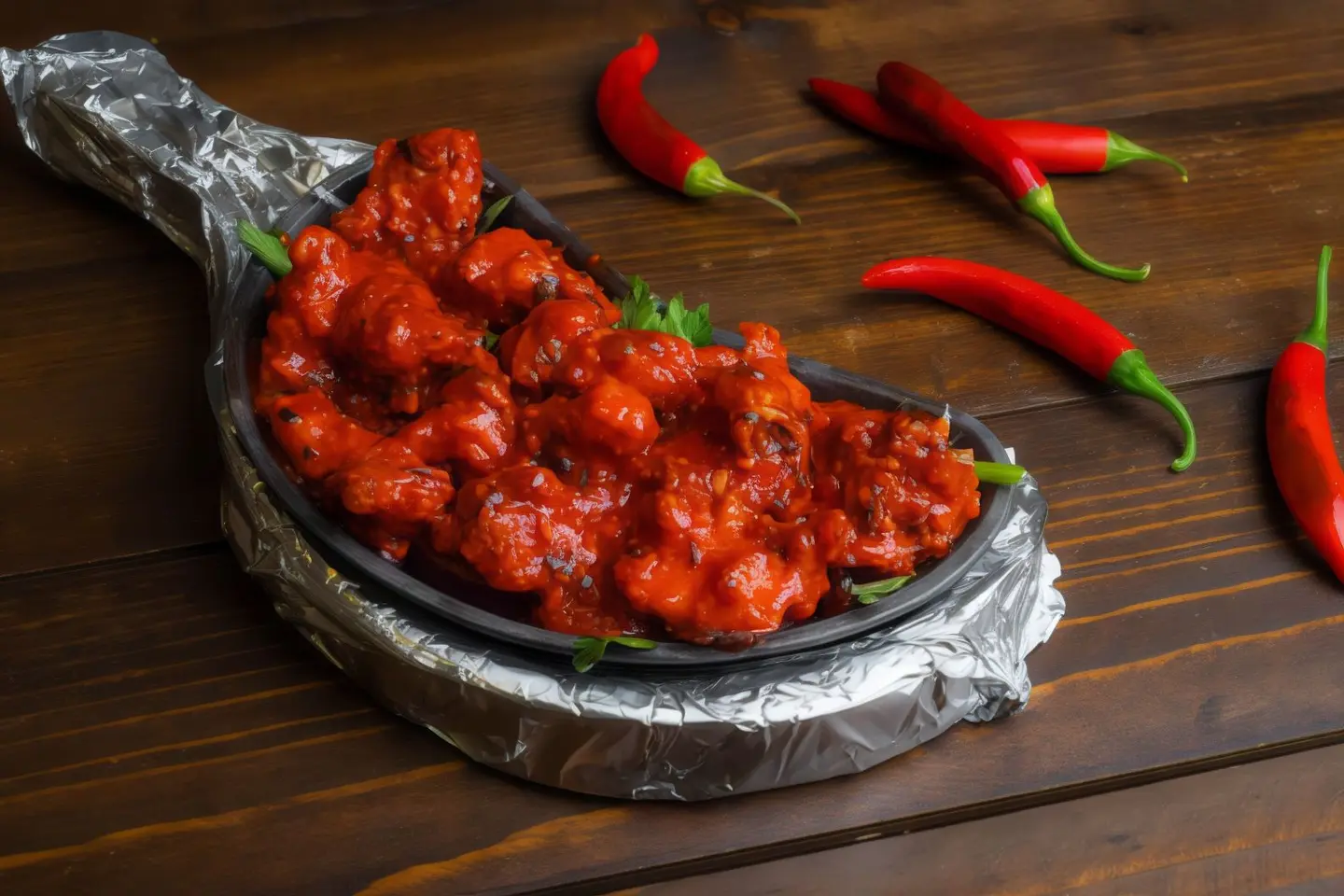 Chicken With Hot Garlic Sauce