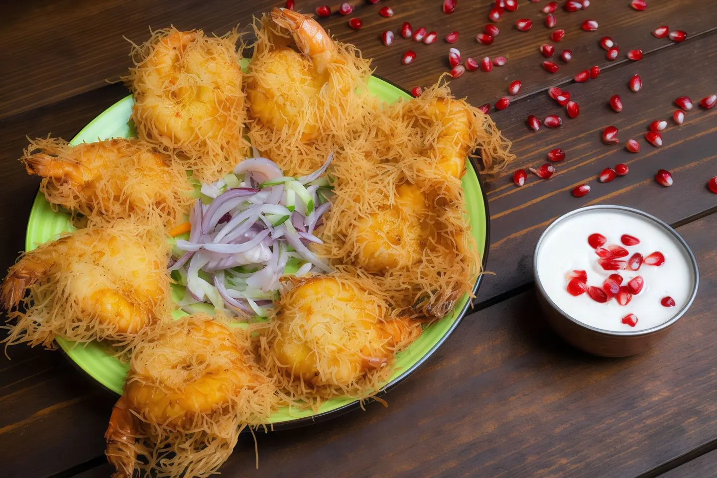 Kunafah Shrimp
