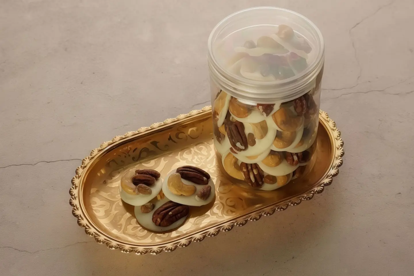 White Chocolate With Nuts