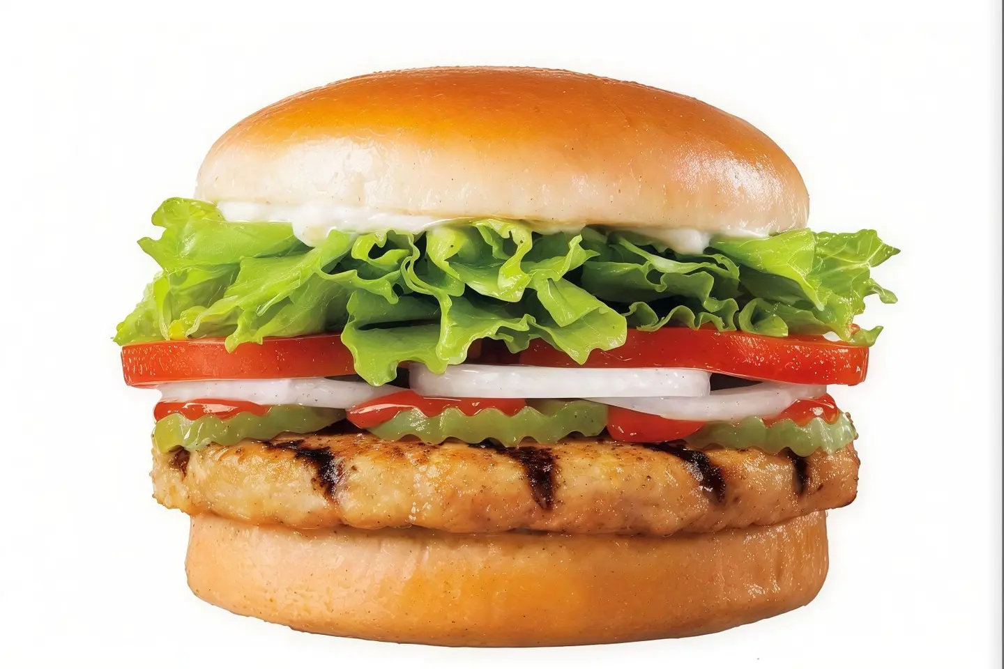 برجرصدور دجاج مشوي