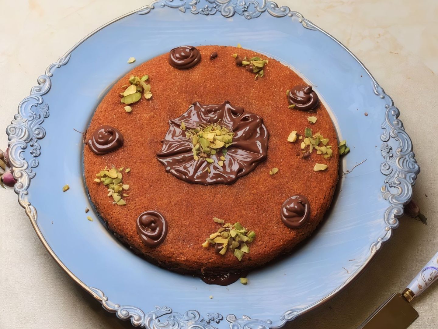 كنافة بالشكولاتة