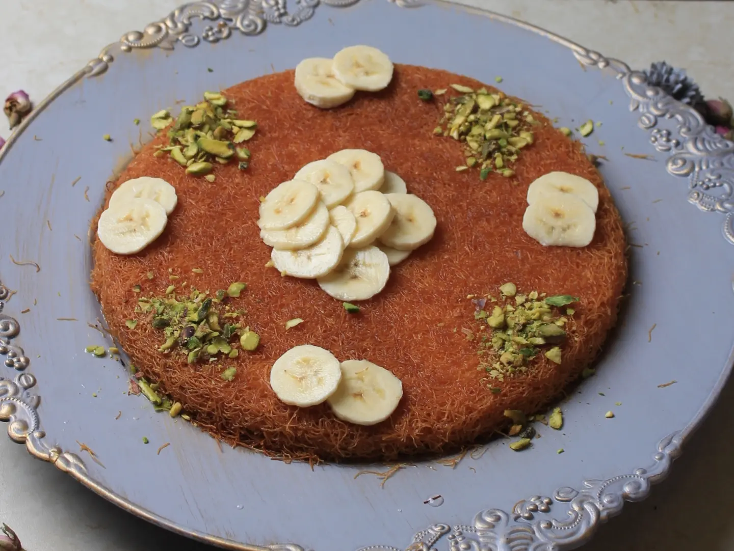 Plain Banana Kunafa Family Size