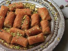كنافة مبرومة قشطة عائلي