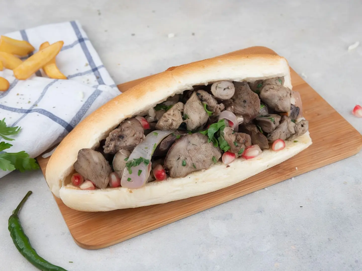 ساندويتش تقاطيع مشكل