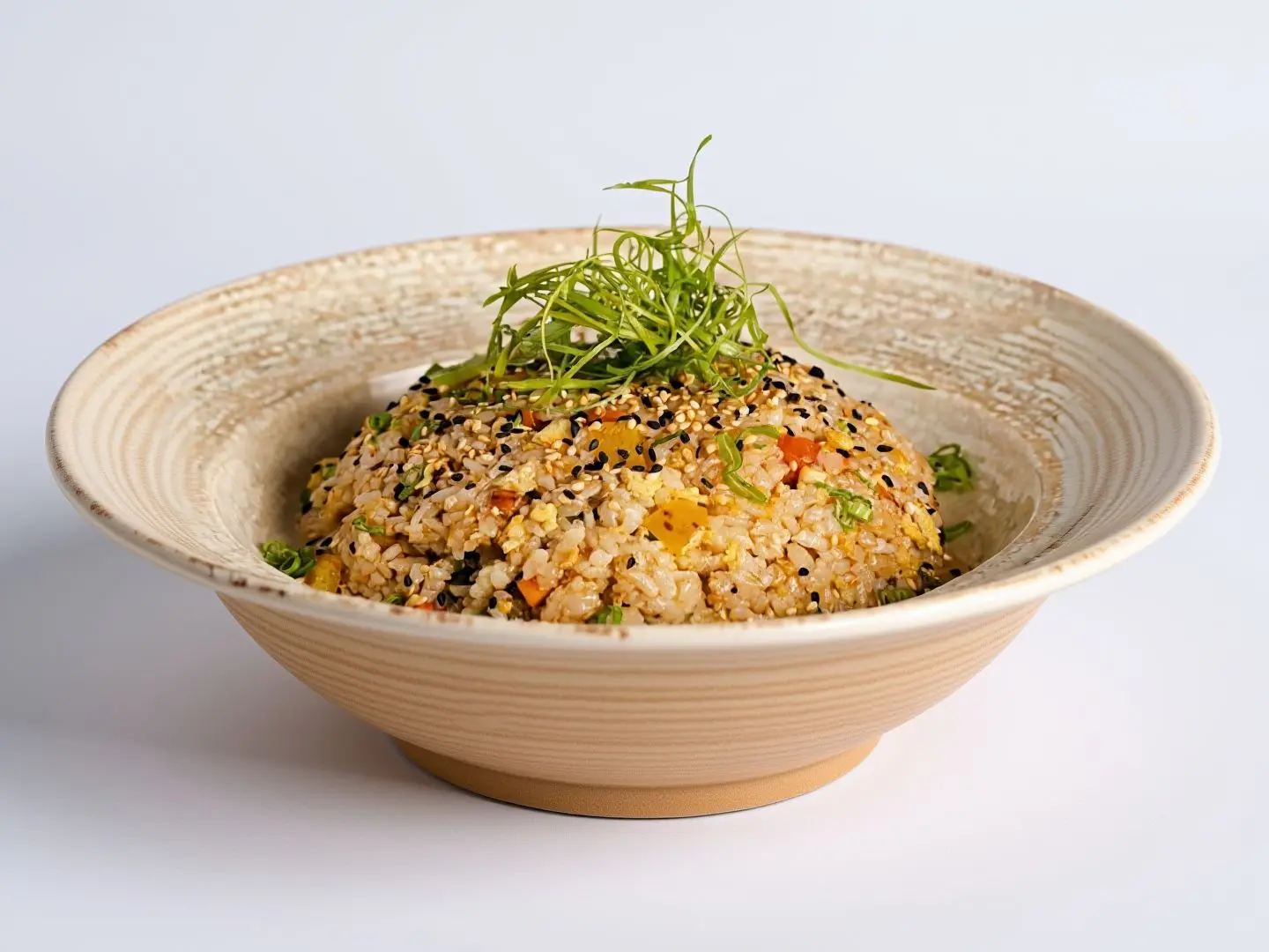 أرز مقلي بالجمبري