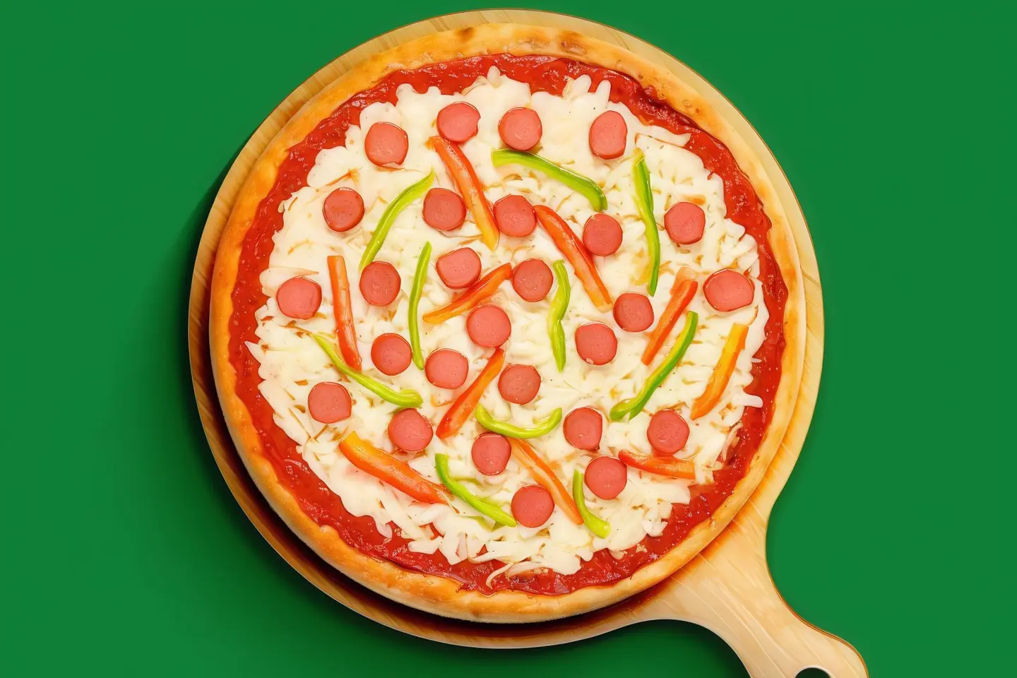 Chicken Franks Pizza - Small