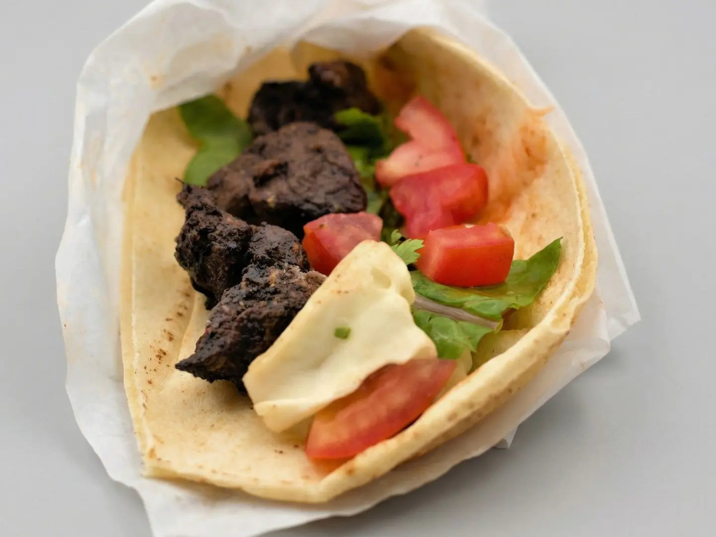 Meat Tikka With Omani Lemon Sandwich