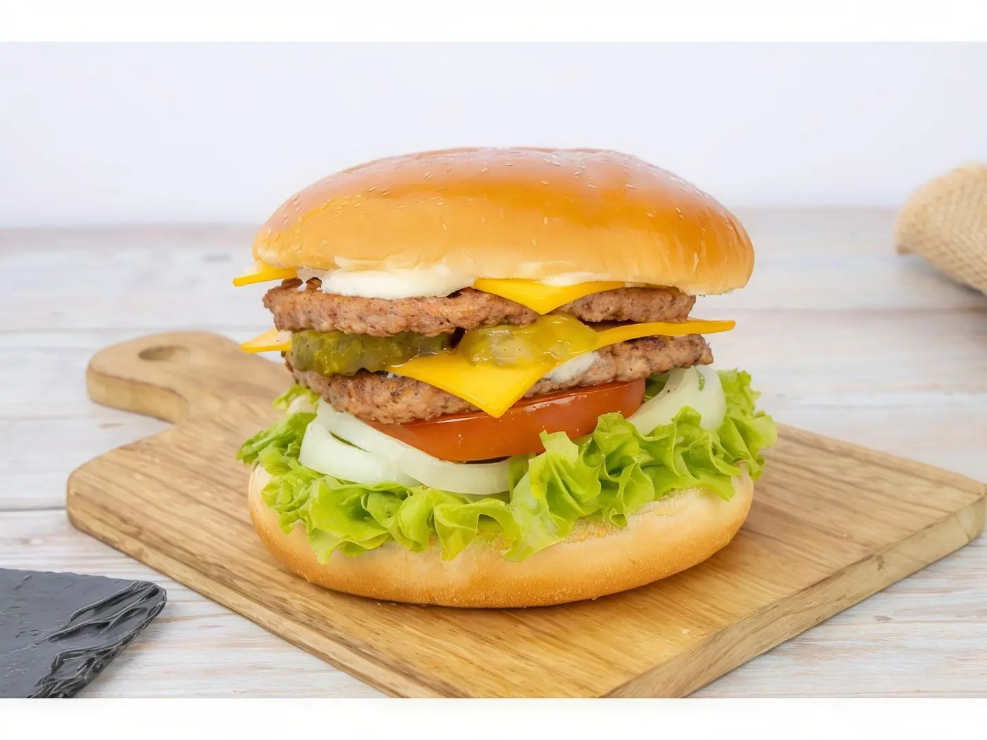 Double Chicken Burger
