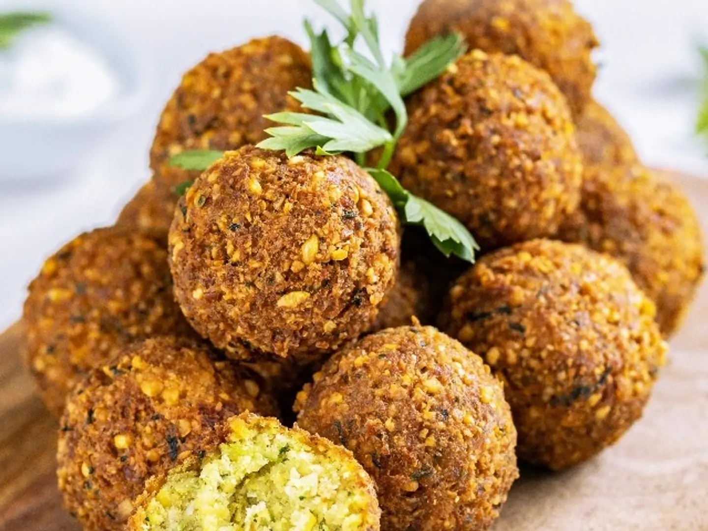 شباتي فلافل بالبيض المقلي