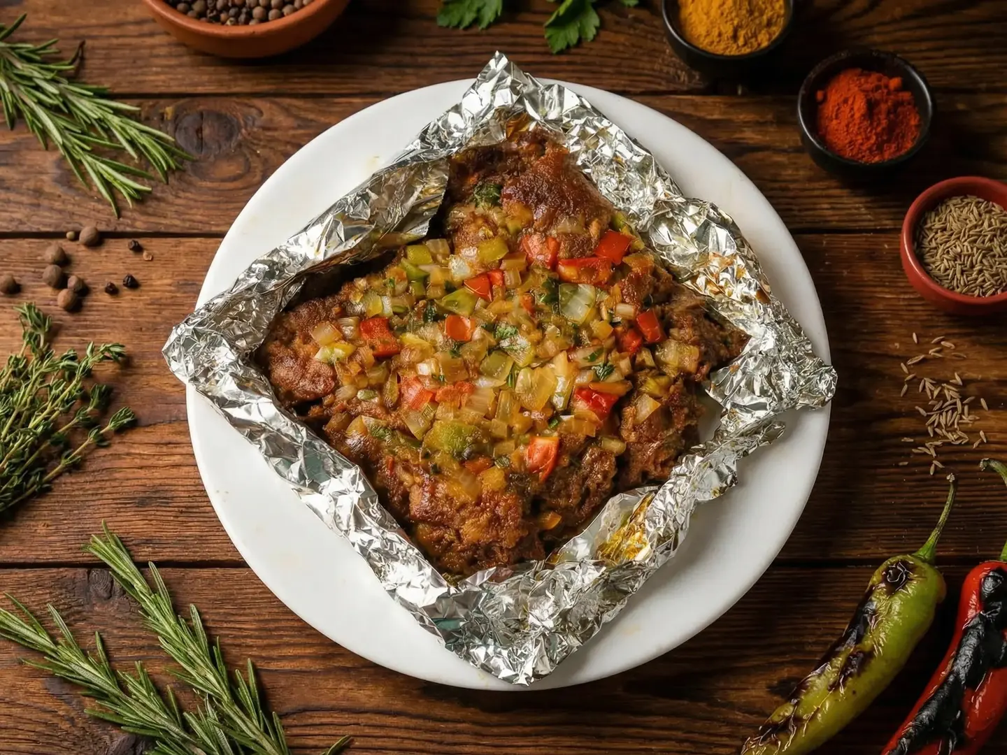 مدفون دجاج جامبو ( الكبير )