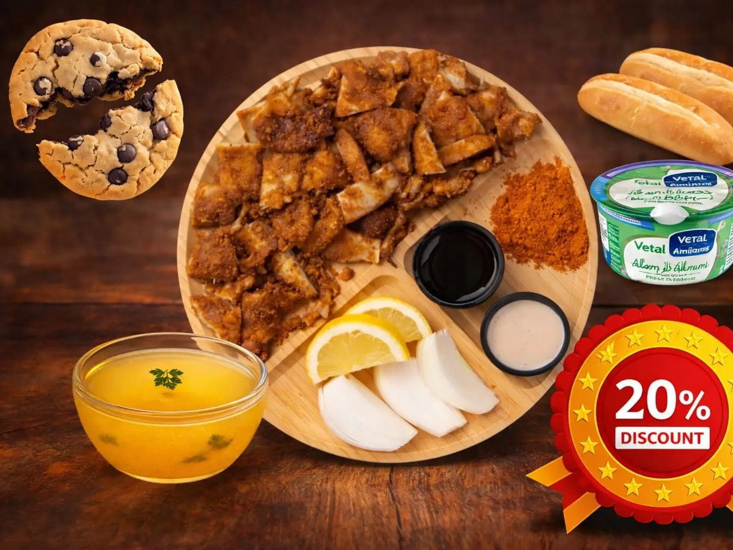 وجبة إفطار دجاج