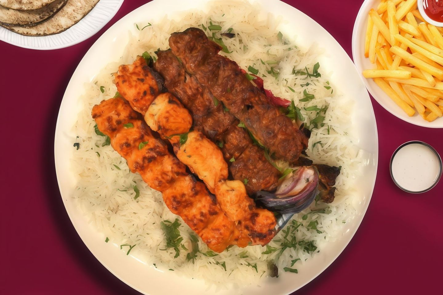 ربع كيلو - كباب دجاج فقط