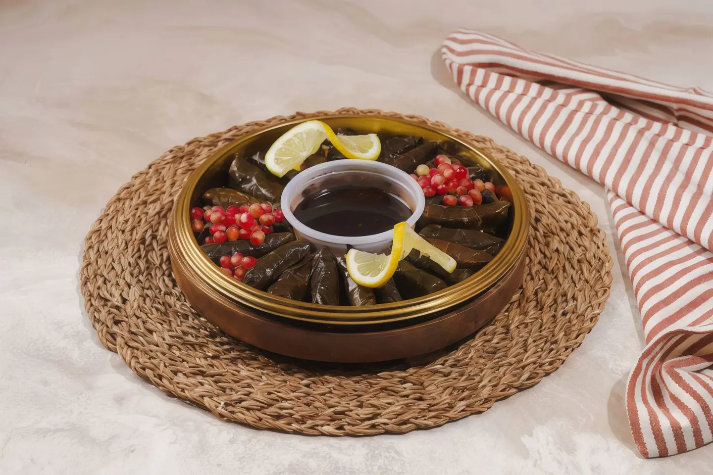 ورق عنب وسط