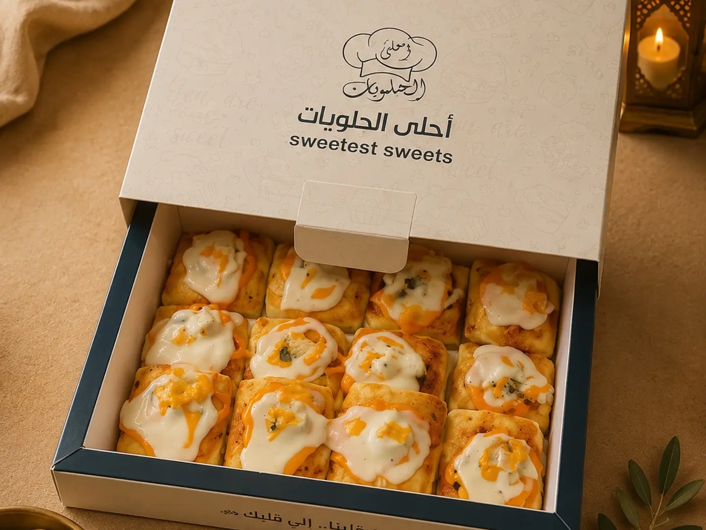 بيتزا الدجاج بالرانش