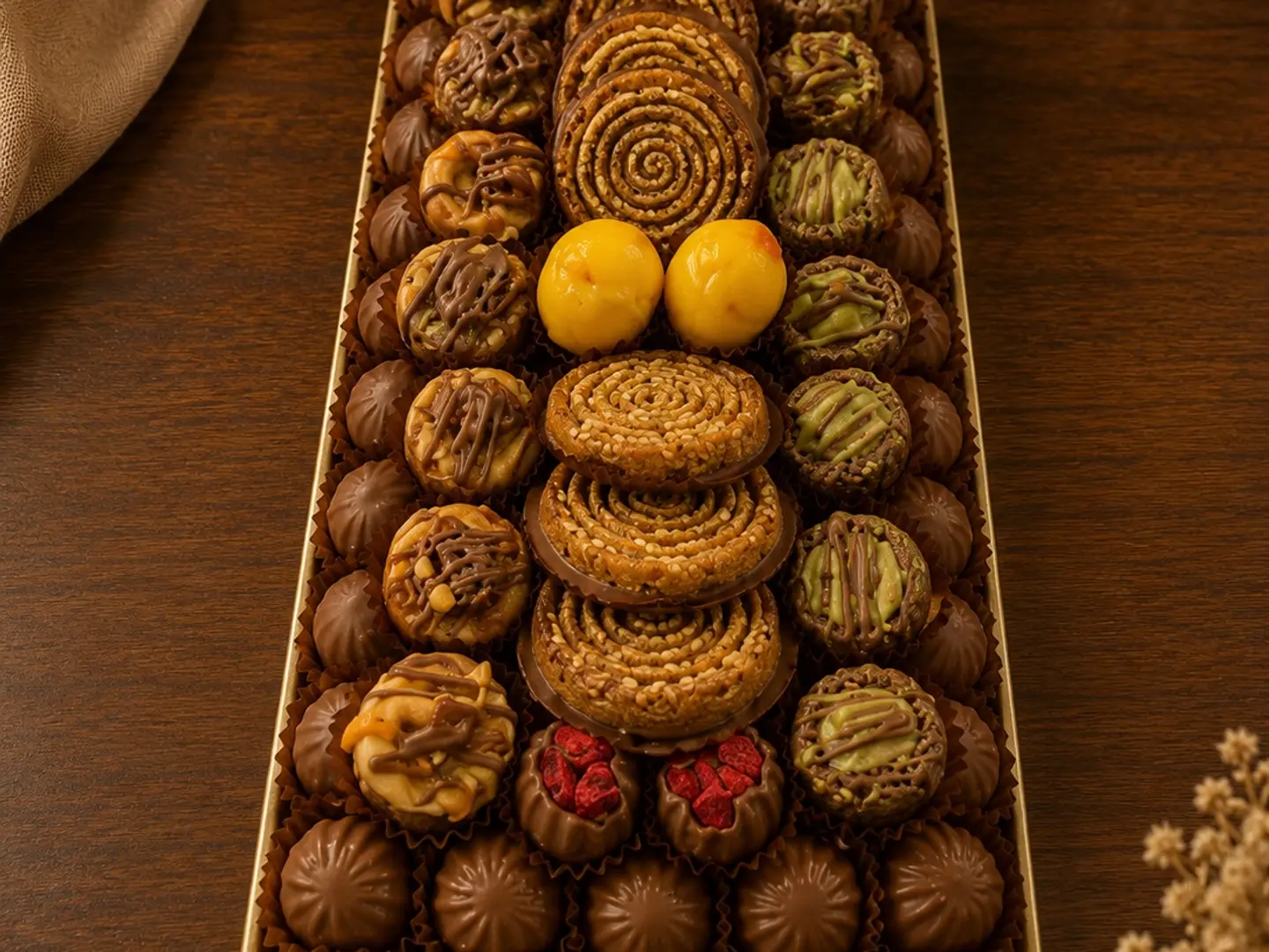 شوكولاتة بلجيكي مشكل - نص كيلو شوكولاتة مشكل