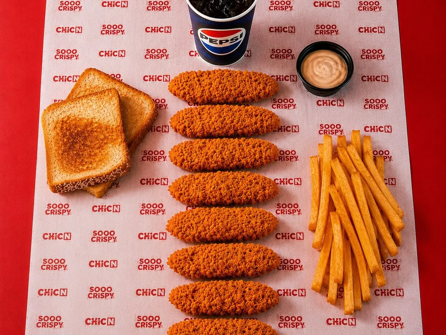 8 Piece Fried Chicken Meal
