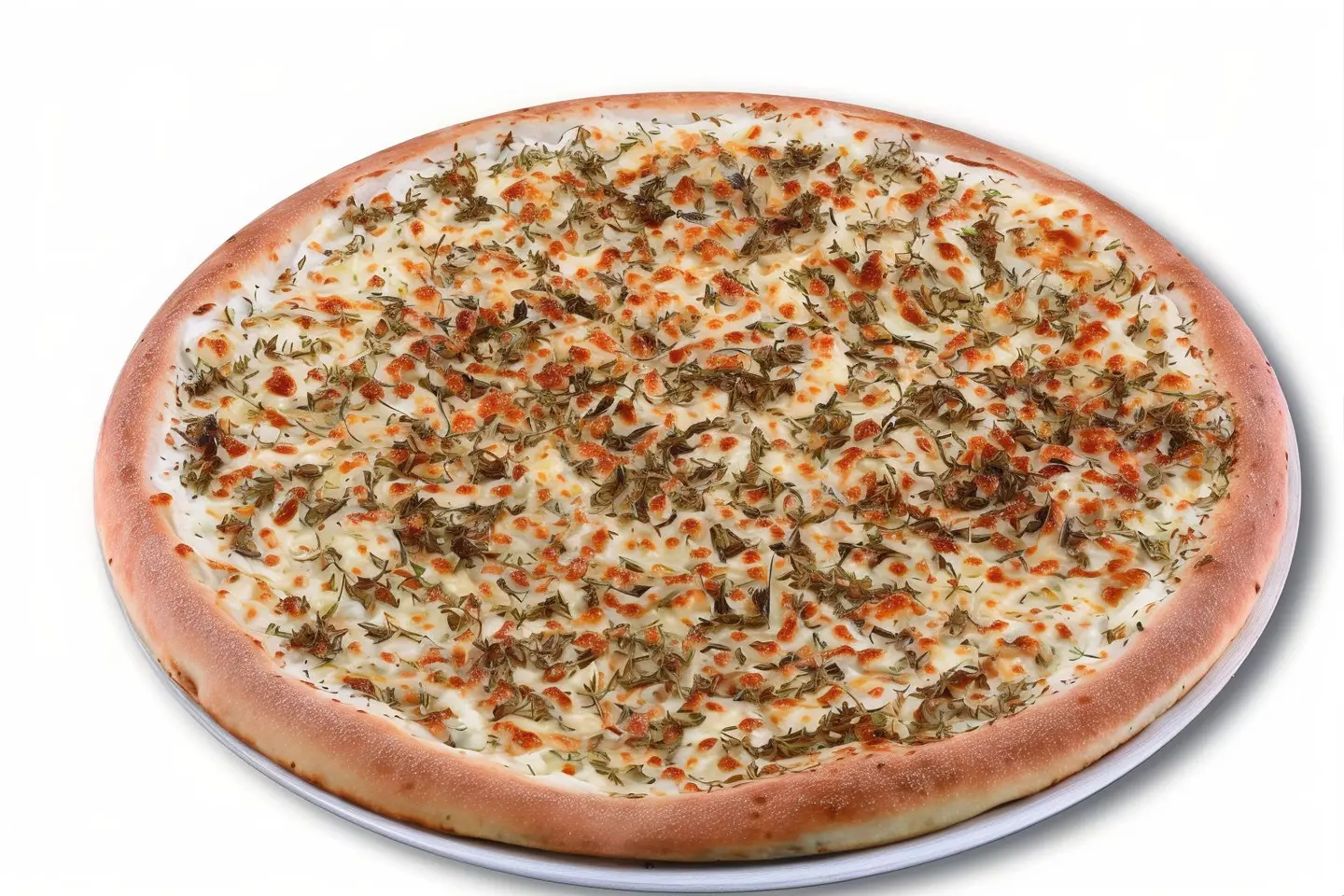 Labneh, Cheese And Thyme Pizza