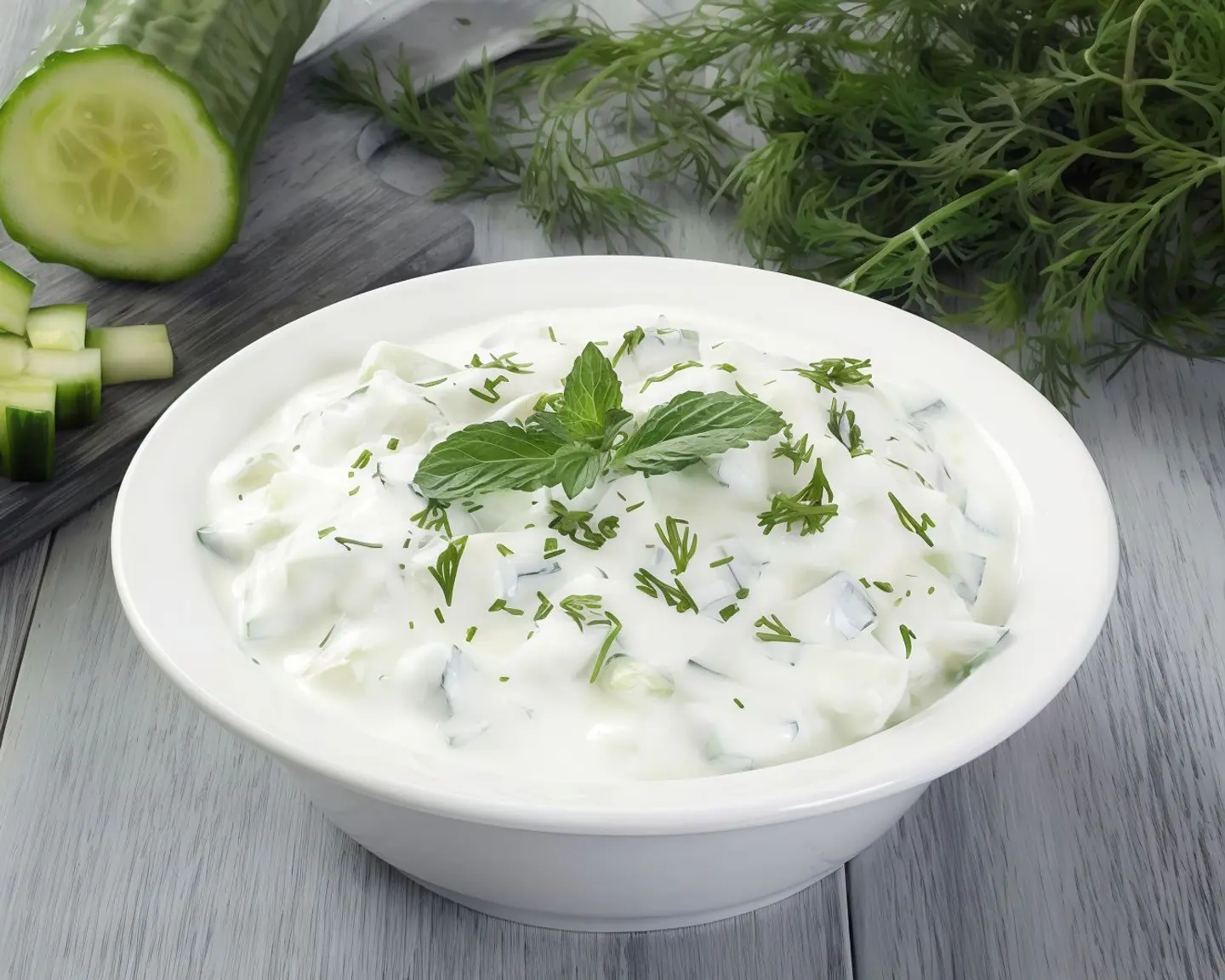 Cucumber Salad With Laban