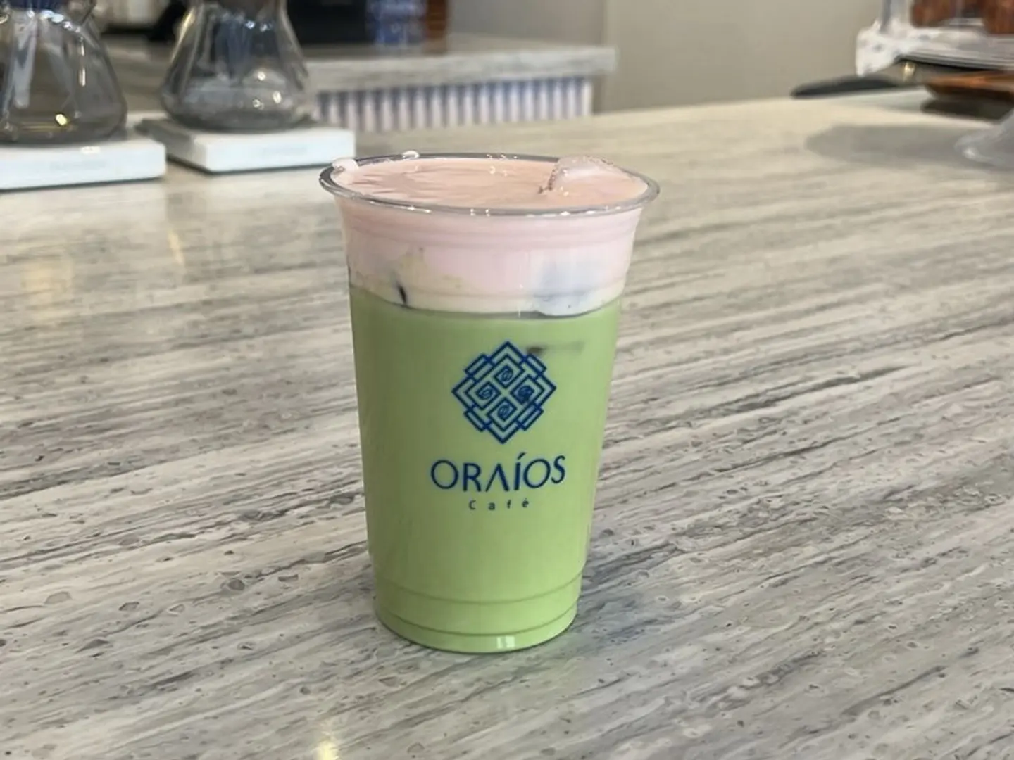Iced Strawberry Matcha