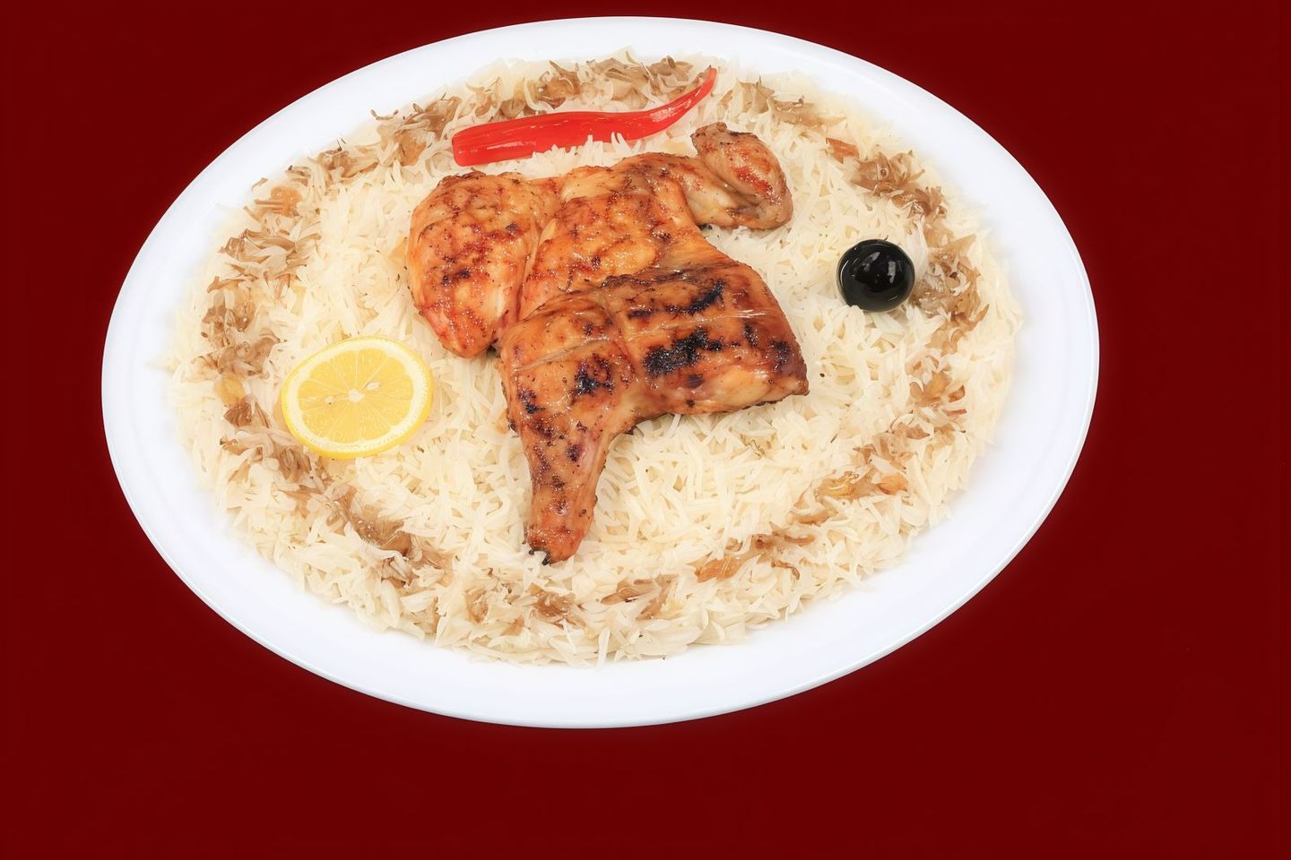 Half Grilled Chicken
