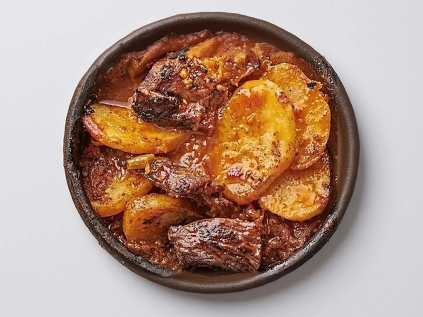 Potato Tagine With Meat