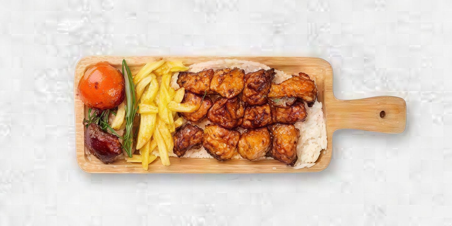 Chicken Burger Meal - Cheese
