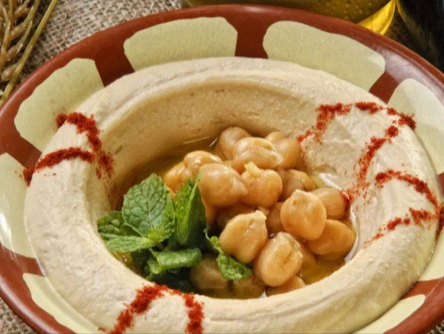 Plate Of Hummus