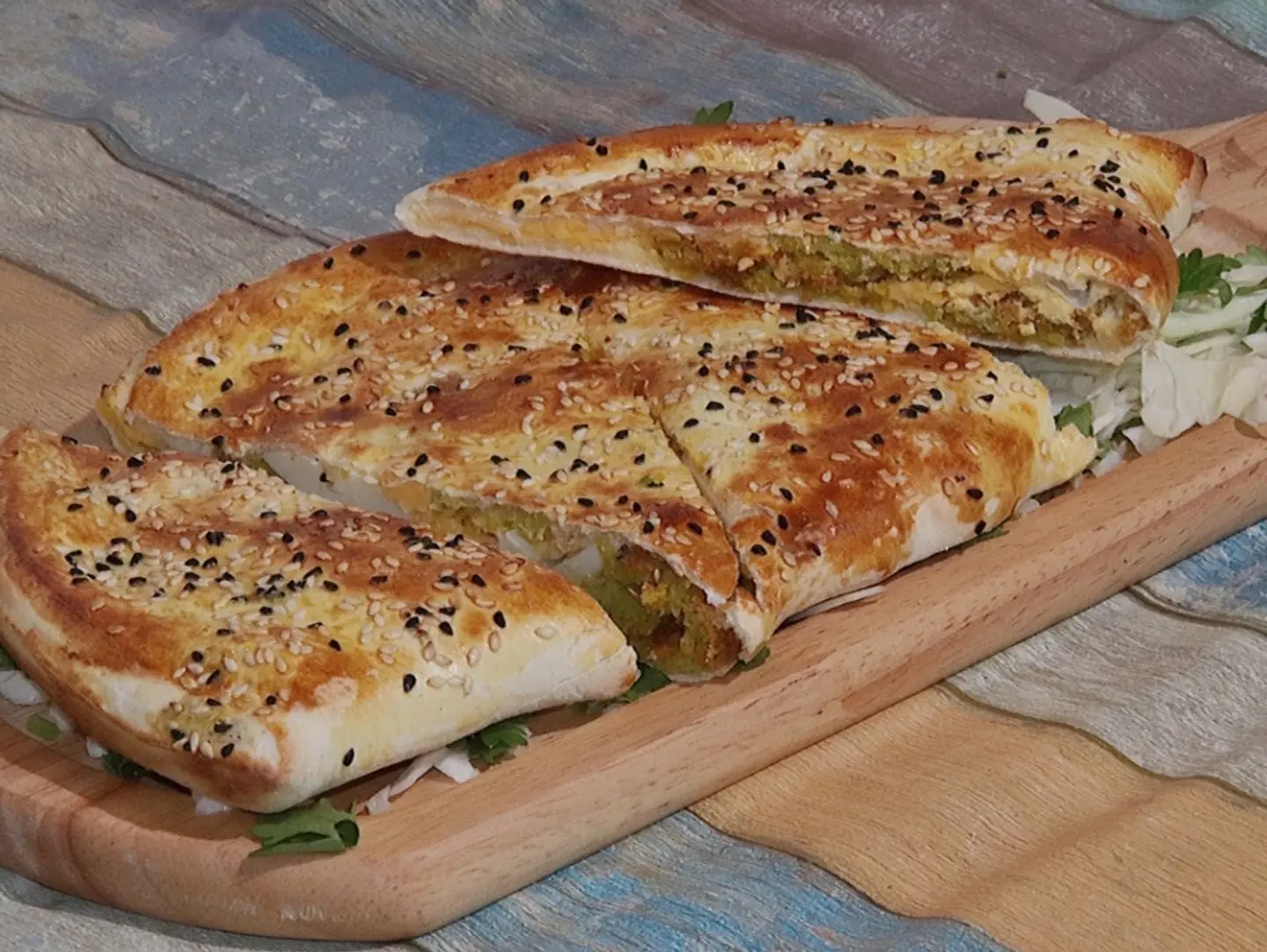 فطيرة جبن سائل