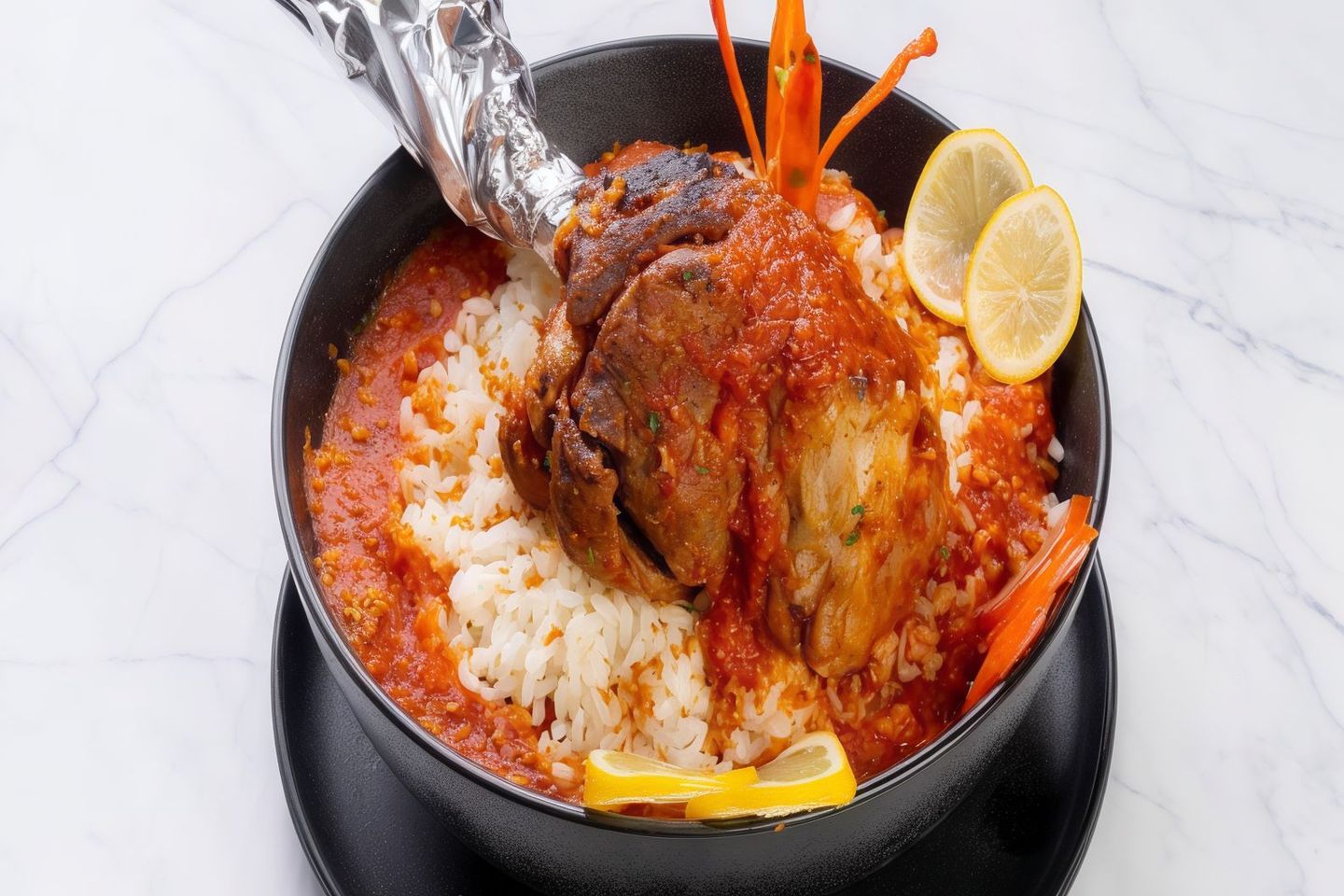 Meat Shank Fattah Tagine