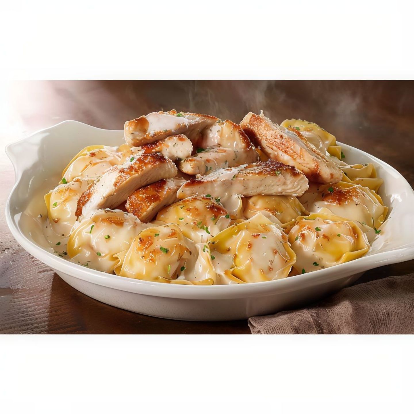 Chicken Tortelloni Alfredo