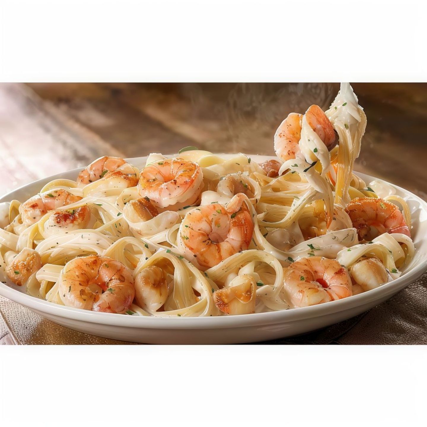 Seafood Alfredo