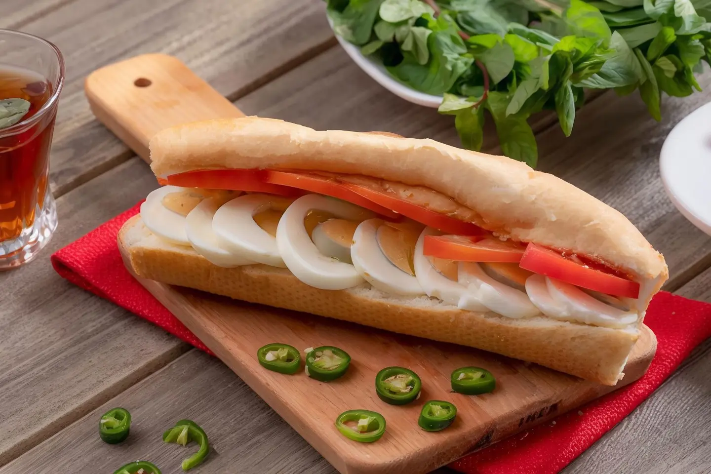 Boiled Egg Sandwich