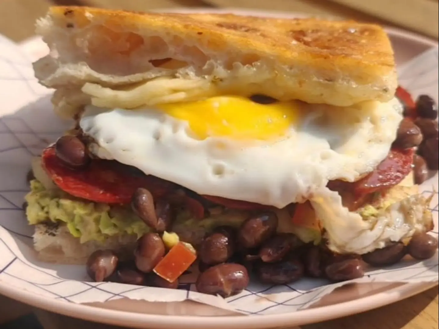 Huevos Rancheros Sandwich