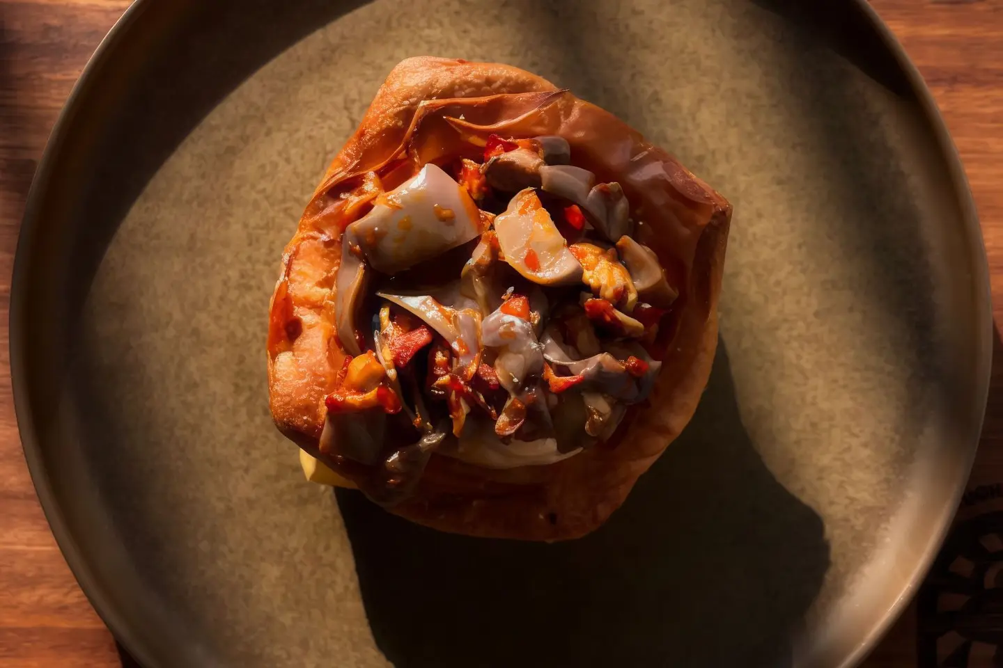 Sourdough Labneh Makdouse Danish