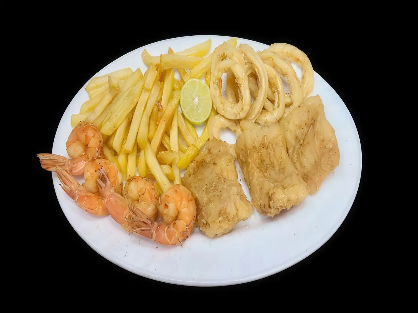 Mixed Fish Fillets, Shrimp And Squid
