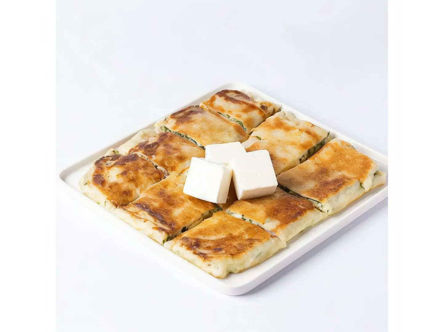 Mutabaq Vegetables Two Salty Cheeses And Cheddar