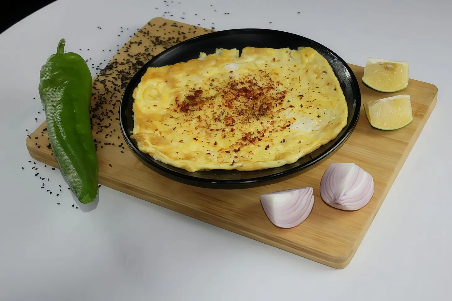 طبق بيض مقلي