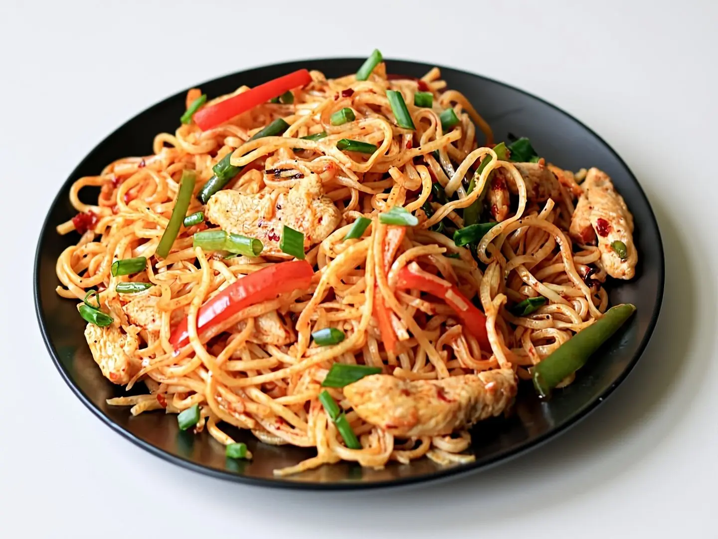 Schezwan Chicken Noodles