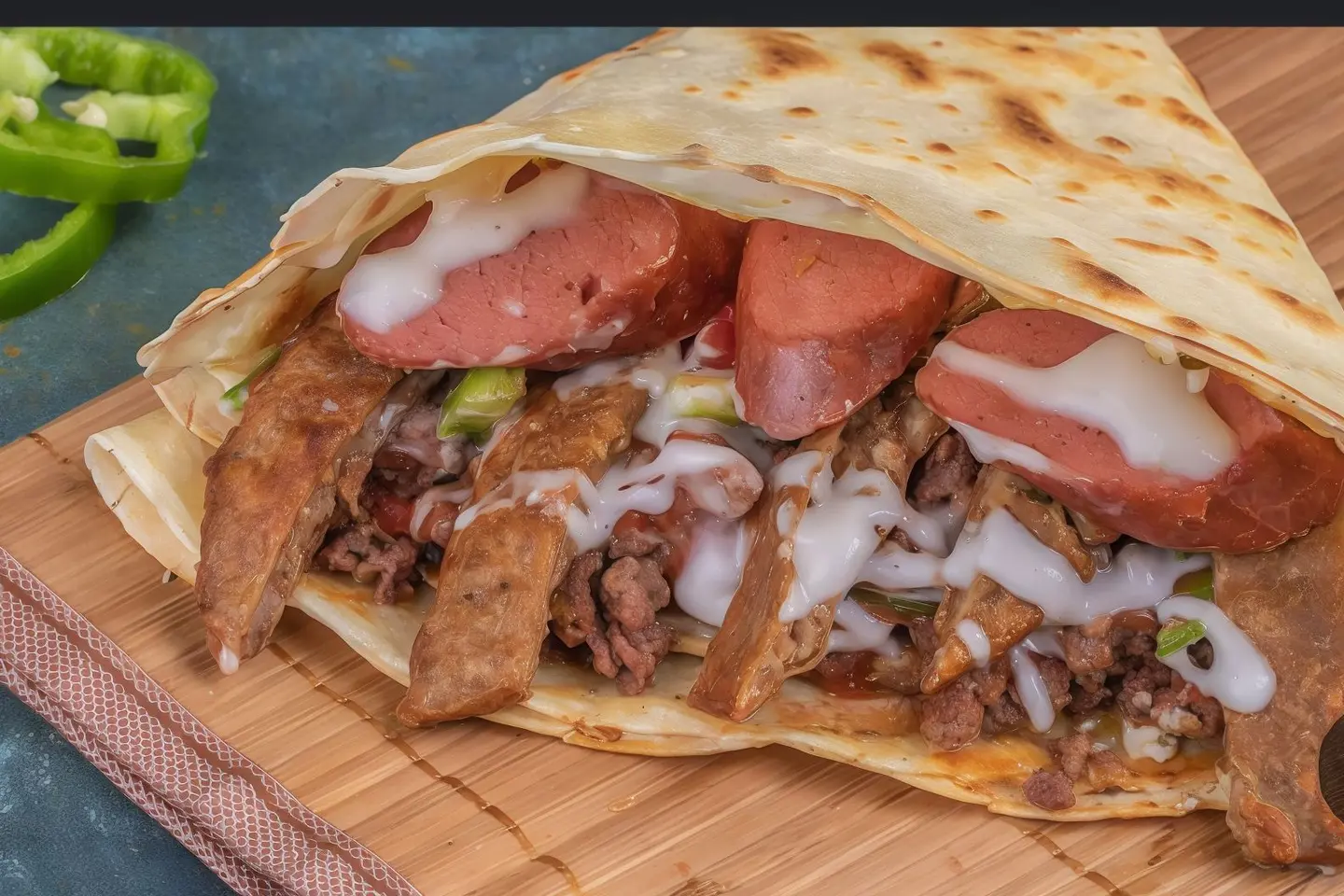 كريب ميكس لحوم