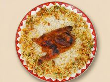 نصف دجاج كبسة القلعه